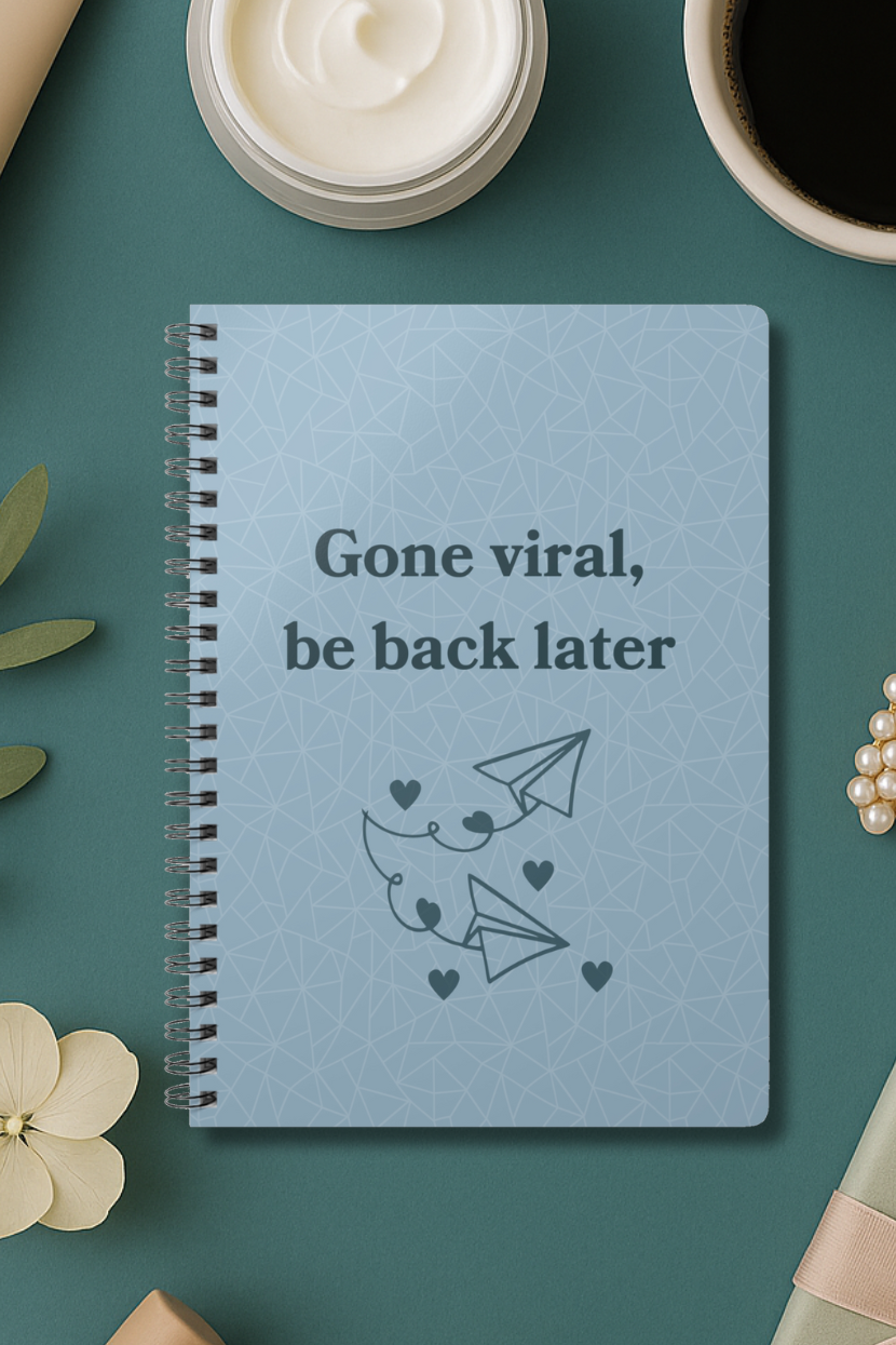 Gone Viral A5 notebook