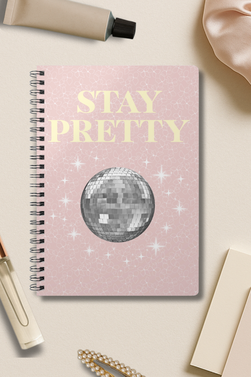 Stay Pretty A5 notebook